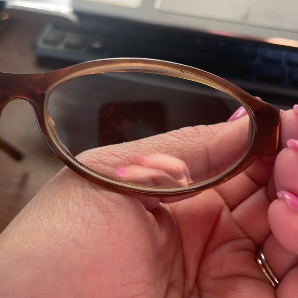 Gucci GG 2505 5T7 brown oval eyeglasses with case - Picture 11 of 16